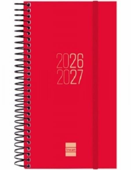 AGENDA ESCOLAR 26-27 FINOCAM ESPIR POLIPROPILENO E3 (8x13 CMS) SEMANA VISTA CURSO 2026-2027 (632001527) (632003027) (632002027)