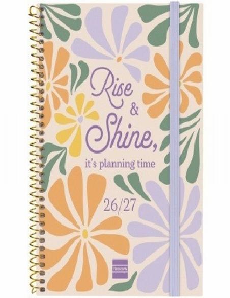 AGENDA ESCOLAR 26-27 FINOCAM SECUNDARIA POLIPROPILENO 1/8 (12x17 CMS) DIA PAGINA CURSO 2026-2027 (634264027) (634264927)