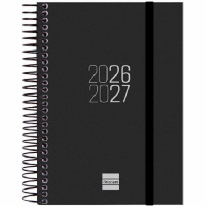 AGENDA ESCOLAR 26-27 FINOCAM ESPIR POLIPROPILENO E8 (12x17 CMS) DIA PAGINA CURSO 2026-2027 (633361527) (633363027)