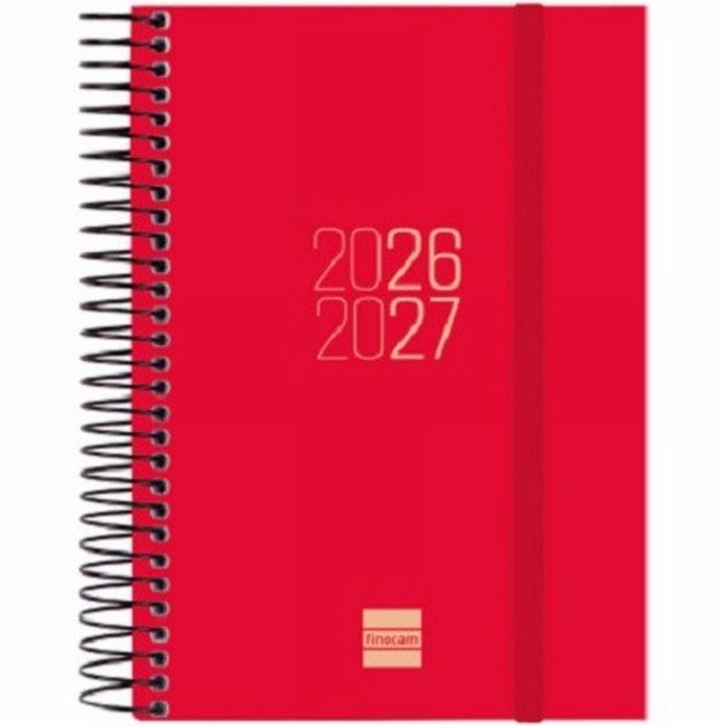 AGENDA ESCOLAR 26-27 FINOCAM ESPIR POLIPROPILENO E8 (12x17 CMS) DIA PAGINA CURSO 2026-2027 (633361527) (633363027)