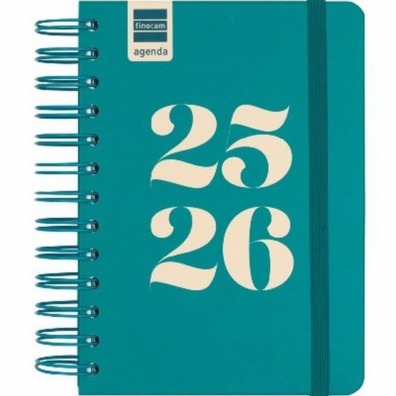 AGENDA ESCOLAR 25-26 FINOCAM COSMO CARTON 1/8 (15x18 CMS) DIA PAGINA CURSO 2025-2026 (537030126) (537030226) (537030326)