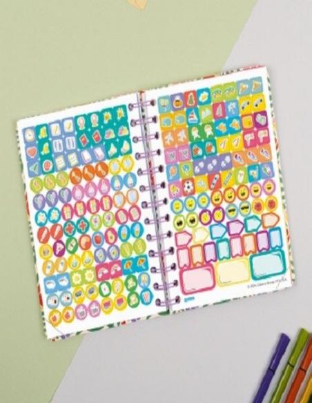 AGENDA ESCOLAR 26-27 FINOCAM COSMO CARTON 1/8 (15x18 CMS) DIA PAGINA CURSO 2026-2027 (537030527) (537030627) (537030827)