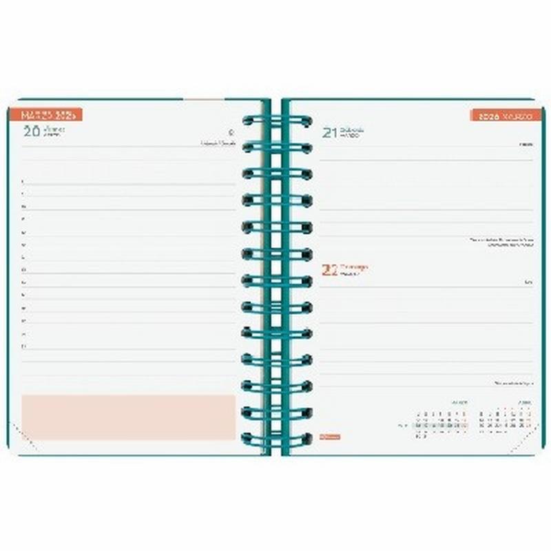 AGENDA ESCOLAR 26-27 FINOCAM COSMO CARTON 1/8 (15x18 CMS) DIA PAGINA CURSO 2026-2027 (537030527) (537030627) (537030827)