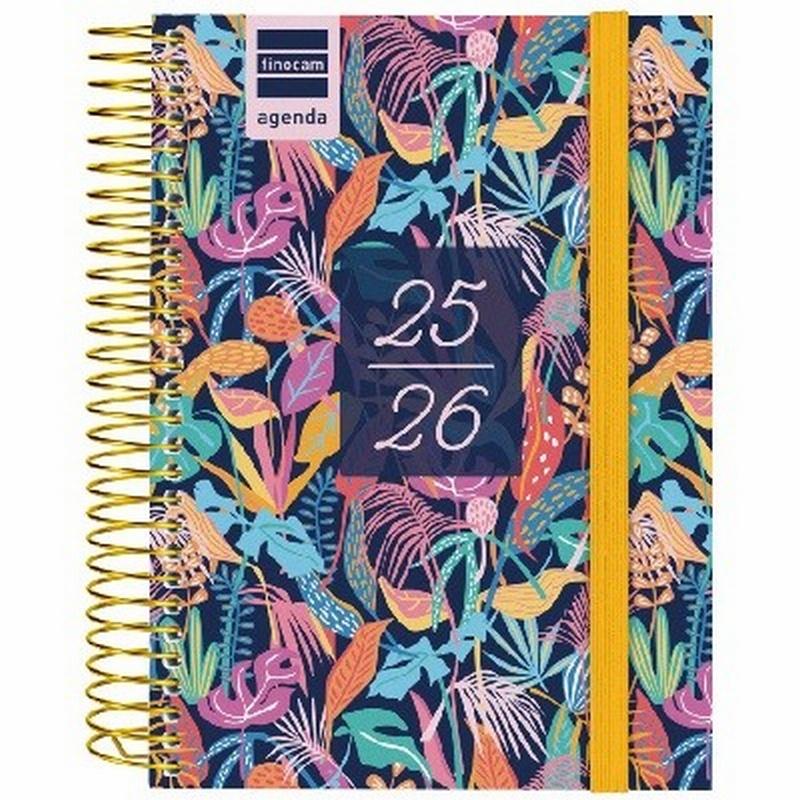 AGENDA ESCOLAR 25-26 FINOCAM SECUNDARIA POLIPROPILENO 1/8 (12x17 CMS) SEMANA VISTA CURSO 2025-2026 (634223626) (634224026)