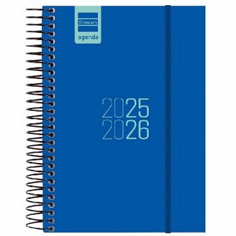 AGENDA ESCOLAR 25-26 FINOCAM ESPIR POLIPROPILENO E8 (12x17 CMS) SEMANA VISTA CURSO 2024-2025 (633481526) (633486026)