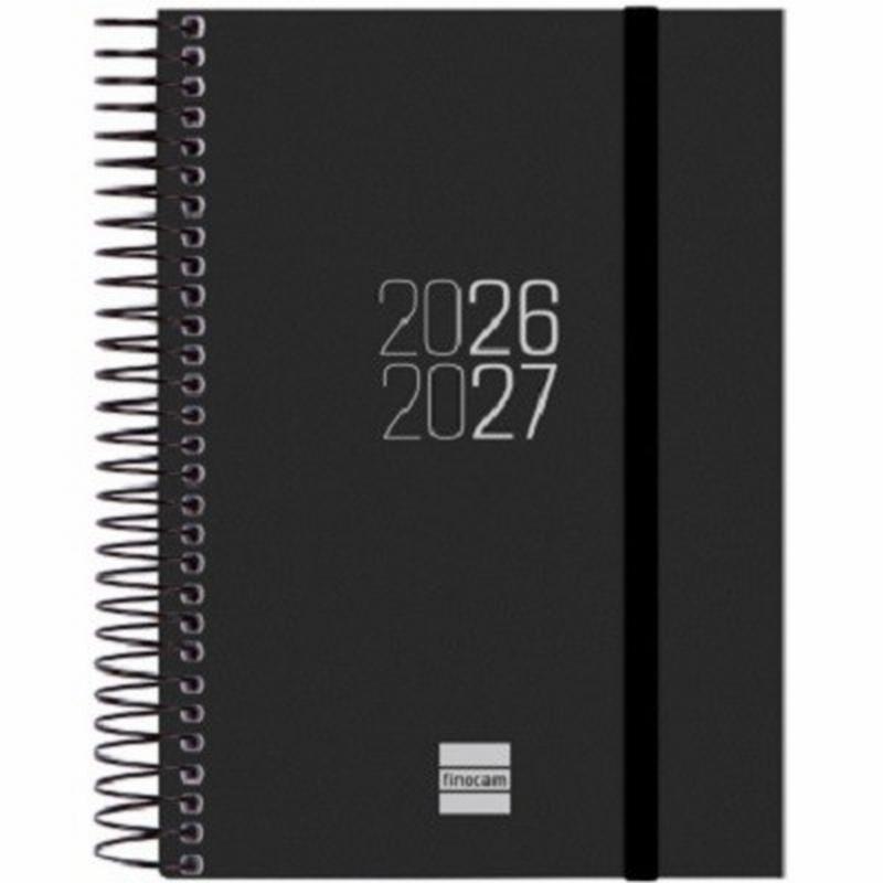 AGENDA ESCOLAR 26-27 FINOCAM ESPIR POLIPROPILENO E8 (12x17 CMS) SEMANA VISTA CURSO 2026-2027 (633481527) (633486027)