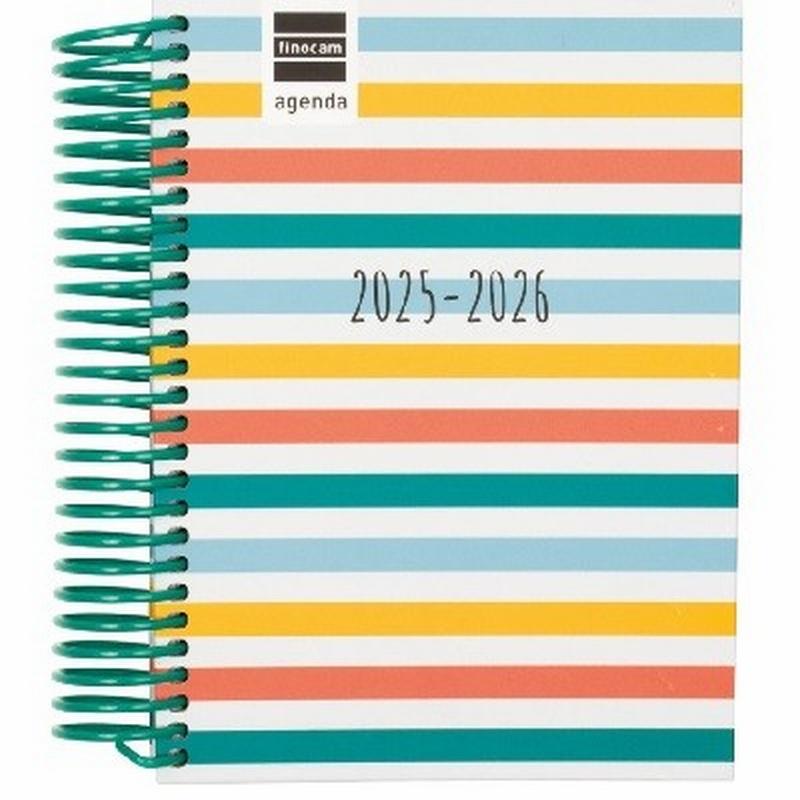 AGENDA ESCOLAR 25-26 FINOCAM DIVA / COOL CARTON 1/8 (12x17 CMS) SEMANA VISTA CURSO 2024-2025 (536100126) (536100326)