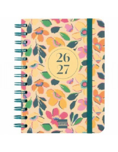 AGENDA ESCOLAR 26-27 FINOCAM COSMO CARTON 1/8 (14x18 CMS) SEMANA VISTA CURSO 2026-2027 (537010527) (537010627) (537010827)