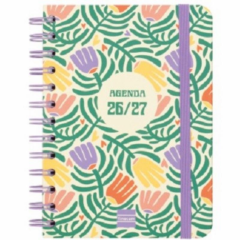 AGENDA ESCOLAR 26-27 FINOCAM COSMO CARTON 1/8 (14x18 CMS) SEMANA VISTA CURSO 2026-2027 (537010527) (537010627) (537010827)