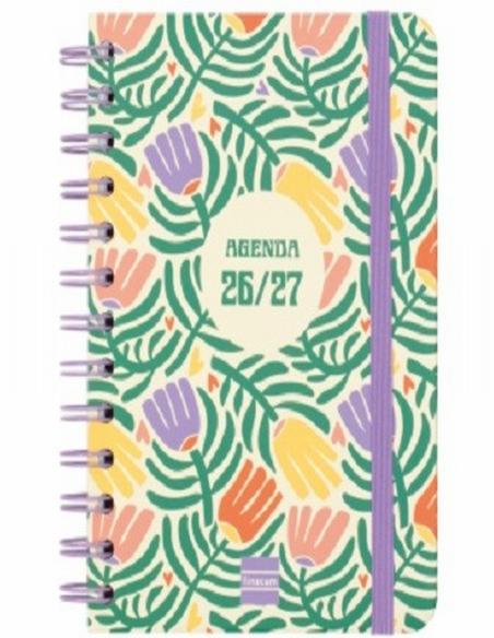 AGENDA ESCOLAR 26-27 FINOCAM COSMO CARTON 1/8 (14x18 CMS) SEMANA VISTA CURSO 2026-2027 (537010527) (537010627) (537010827)