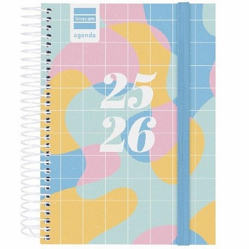 AGENDA ESCOLAR 25-26 FINOCAM SECUNDARIA POLIPROPILENO 1/4 (15x21 CMS) DIA PAGINA CURSO 2025-2026  (634243626) (634244026)