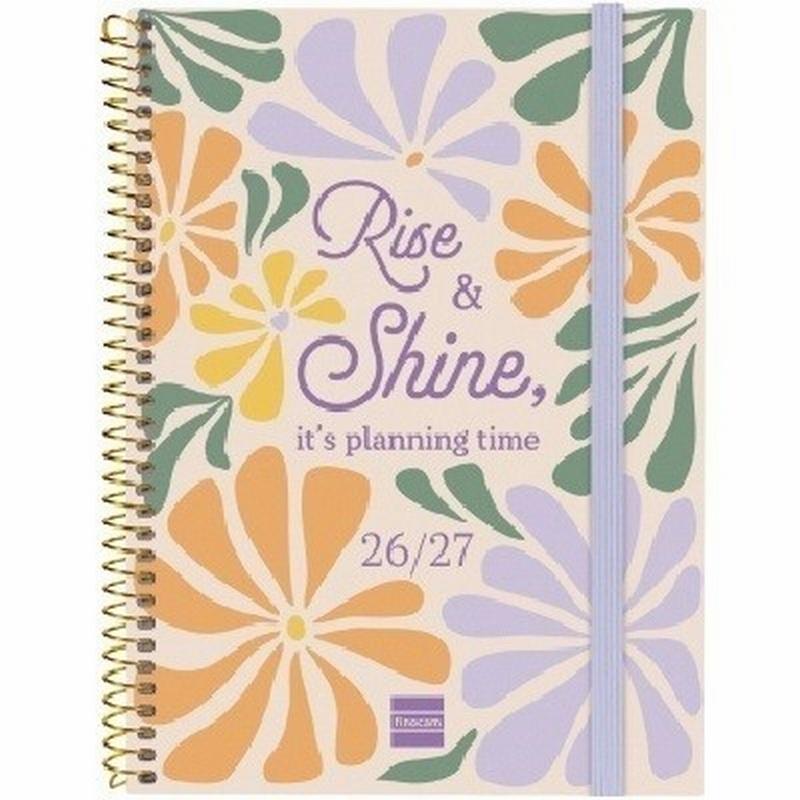 AGENDA ESCOLAR 26-27 FINOCAM SECUNDARIA POLIPROPILENO 1/4 (15x21 CMS) DIA PAGINA CURSO 2026-2027  (634244027) (634244927)