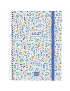 AGENDA ESCOLAR 26-27 FINOCAM SECUNDARIA POLIPROPILENO 1/4 (15x21 CMS) DIA PAGINA CURSO 2026-2027  (634244027) (634244927) 2
