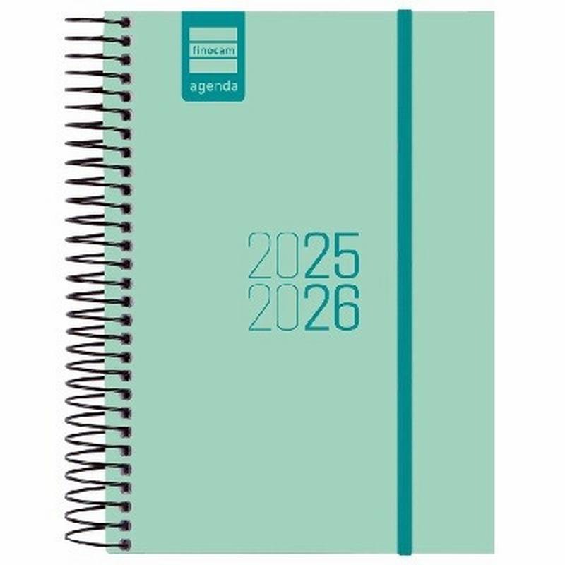 AGENDA ESCOLAR 25-26 FINOCAM ESPIR POLIPROPILENO E10 (15x21 CMS) DIA PAGINA CURSO 2025-2026  (633126026)