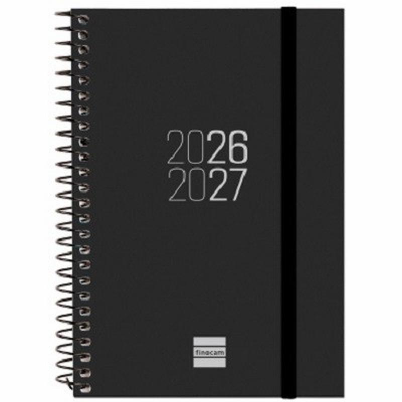 AGENDA ESCOLAR 26-27 FINOCAM ESPIR POLIPROPILENO E10 (15x21 CMS) DIA PAGINA CURSO 2026-2027 (633122027) (633126027)