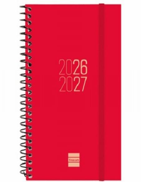 AGENDA ESCOLAR 26-27 FINOCAM ESPIR POLIPROPILENO E10 (15x21 CMS) DIA PAGINA CURSO 2026-2027 (633122027) (633126027)