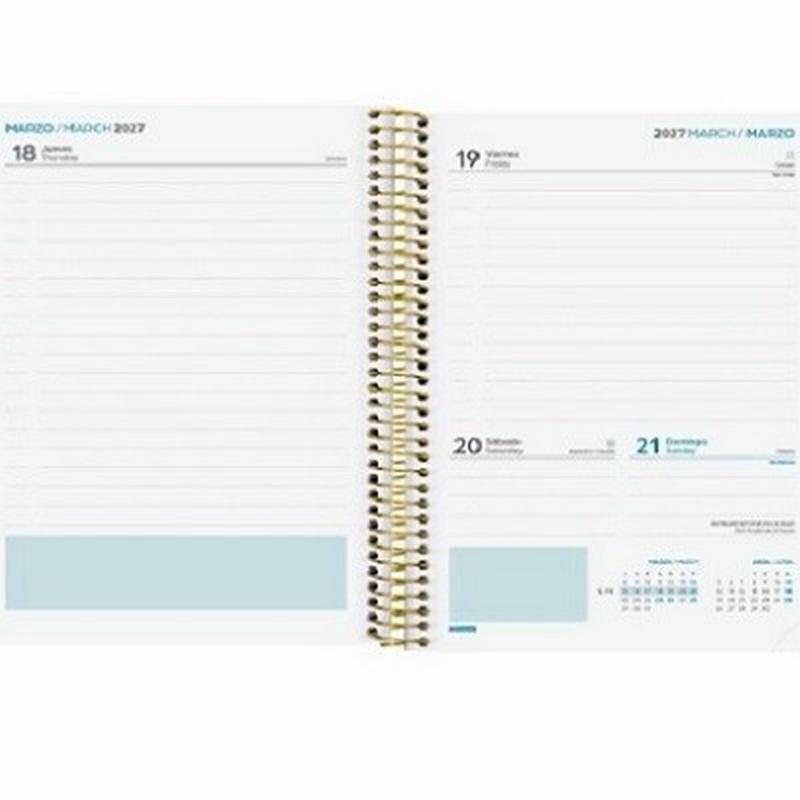 AGENDA ESCOLAR 26-27 FINOCAM DIVA CARTON 1/4 (15x21 CMS) DIA PAGINA CURSO 2026-2027 (536160427) (536160527) (536160727)