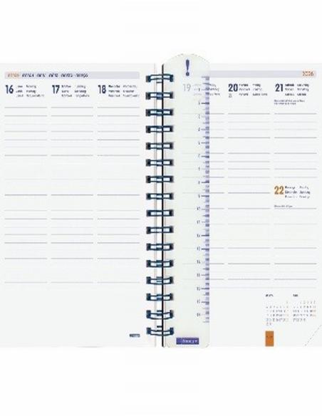 AGENDA ESCOLAR 26-27 FINOCAM INSTITUT POLIPROPILENO 1/4 (15x21 CMS) SEMANA VISTA CURSO 2026-2027 (532221527) (532221927)
