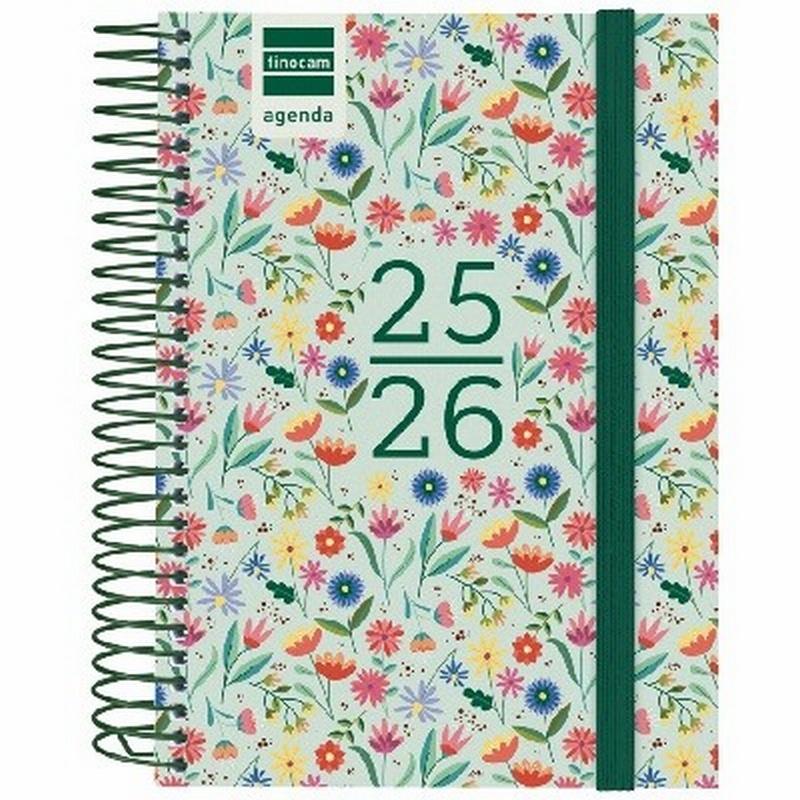 AGENDA ESCOLAR 25-26 FINOCAM SECUNDARIA POLIPROPILENO 1/4 (15x21 CMS) SEMANA VISTA CURSO 2025-2026 (634203626) (634204026)