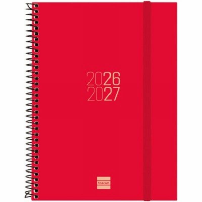 AGENDA ESCOLAR 26-27 FINOCAM ESPIR POLIPROPILENO E10 (15x21 CMS) SEMANA VISTA CURSO 2026-2027 (633481527)