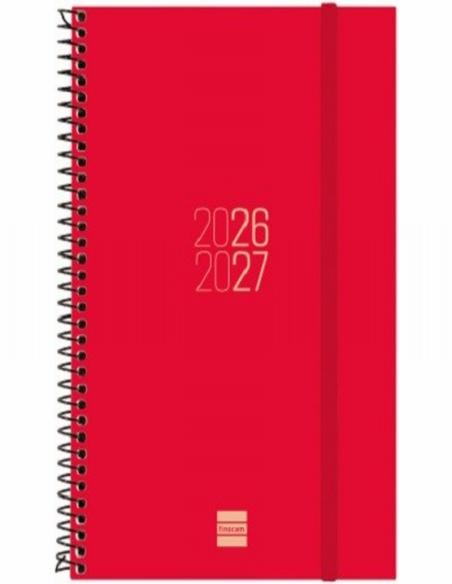 AGENDA ESCOLAR 26-27 FINOCAM ESPIR POLIPROPILENO E10 (15x21 CMS) SEMANA VISTA CURSO 2026-2027 (633481527)