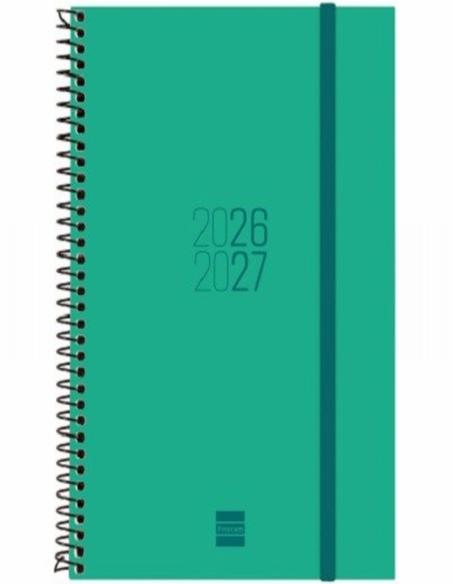 AGENDA ESCOLAR 26-27 FINOCAM ESPIR POLIPROPILENO E10 (15x21 CMS) SEMANA VISTA CURSO 2026-2027 (633481527)