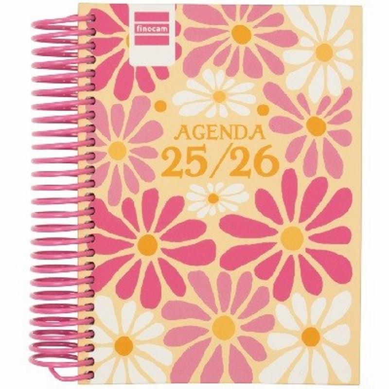 AGENDA ESCOLAR 25-26 FINOCAM DIVA / COOL CARTON 1/4 (15x21 CMS) SEMANA VISTA CURSO 2025-2026 (536160125) (645060325)