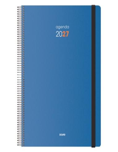 AGENDA ANUAL 2027 DOHE ESPIRAL SYNCRO DIA PAGINA A4 21x29 CMS AZUL (11625) NEGRA (11617) - AGEND.ESPIRAL A4 D/PG SYNCRO DOHE