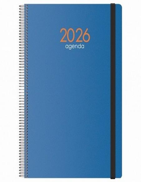AGENDA ANUAL 2026 DOHE ESPIRAL SYNCRO DIA PAGINA A4 21x29 CMS AZUL (11625) NEGRA (11617) - AGEND.ESPIRAL A4 D/PG SYNCRO DOHE