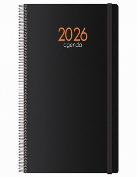 AGENDA ANUAL 2026 DOHE ESPIRAL SYNCRO DIA PAGINA A4 21x29 CMS AZUL (11625) NEGRA (11617) - AGEND.ESPIRAL A4 D/PG SYNCRO DOHE