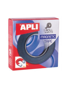 CINTA ADHESIVA APLI MAGNETICA 19 MM. X 1 MT. NEGRA (13830) - CINTA ADH.APLI IMANTADA 19MMx1M