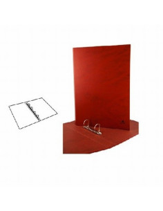CARPETA MARIOLA 4 ANILLAS DE 25 MM FOLIO CUERO (584NF6) - CARP.4ANI.25MM.CUERO F.NAT