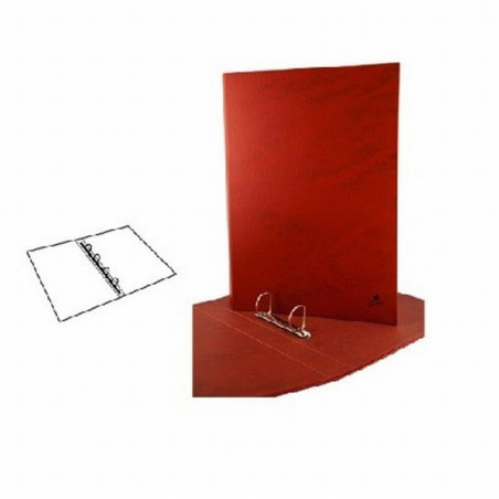 CARPETA MARIOLA 4 ANILLAS DE 25 MM FOLIO CUERO (584NF6) - CARP.4ANI.25MM.CUERO F.NAT