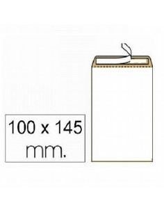 BOLSA 100x145 BLANCA CAJA 1000 UD. SALARIOS TIRA SILICONA (A2) - BOL.BL.100*145