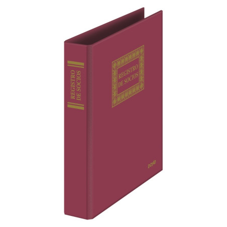 LIBRO DOHE DIN A4 REGISTRO DE SOCIOS 100 HOJAS RECAMBIABLES (09923) - LIB.CONTA.SOCIOS MOVILES F.NAT.100H.BAS