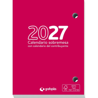 TACO CALENDARIO GRAFOPLAS BUFETE 2027 (09121800) - TACO CALENDARIO GRAFOPLAS -B-