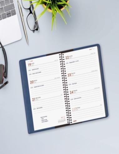 AGENDA ANUAL FINOCAM 2027 DUOBAND BLOC DE NOTAS SEMANA VISTA VERTICAL 117x181 MM. (381201027) (381203027) (381206027)