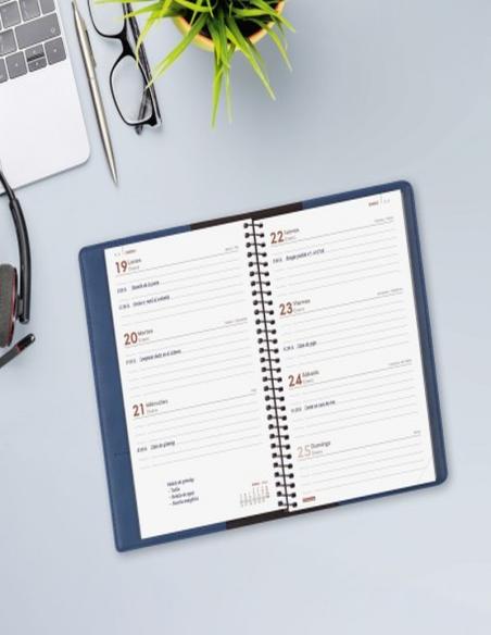 AGENDA ANUAL FINOCAM 2027 DUOBAND BLOC DE NOTAS SEMANA VISTA VERTICAL 117x181 MM. (381201027) (381203027) (381206027)