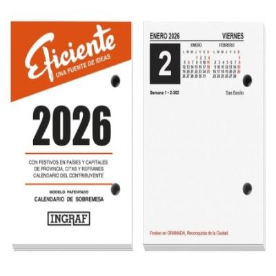 TACO CALENDARIO EFICIENTE BUFETE 2026 (355411) - TACO...