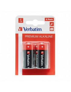 PILA VERBATIM ALCALINA C LR14 BLISTER 2 UNIDADES (49922) - PILA ALCALINA LR14 1.5V CJ2 2