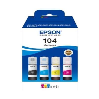 CARTUCHO ORIGINAL EPSON ECOTANK 104 ET-2710 / 2711 / 2712...