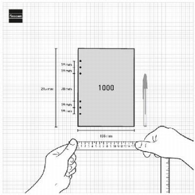 RECAMBIO AGENDA FINOCAM HOJAS RAYADAS OPEN 1000 R1041... 2