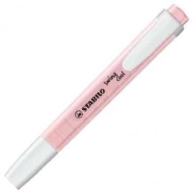 MARCADOR FLUORESCENTE STABILO SWING COOL ROSA PASTEL...