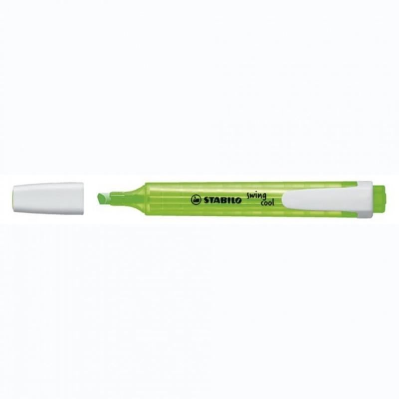 MARCADOR FLUORESCENTE STABILO SWING COOL VERDE...