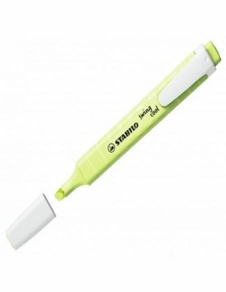 MARCADOR FLUORESCENTE STABILO SWING COOL VERDE PASTEL (275/133) - MARC.SWING COOL VE PASTEL 275/133