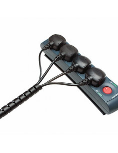 ORGANIZADOR DE CABLES FELLOWES ZIP NEGRO (99439) - ORGANIZADOR DE CABLES 2