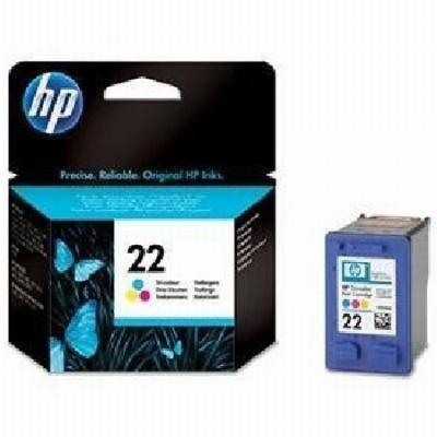 CARTUCHO ORIGINAL HP INK-JET 22 TRICOLOR -5ML- PARA HP DJ...