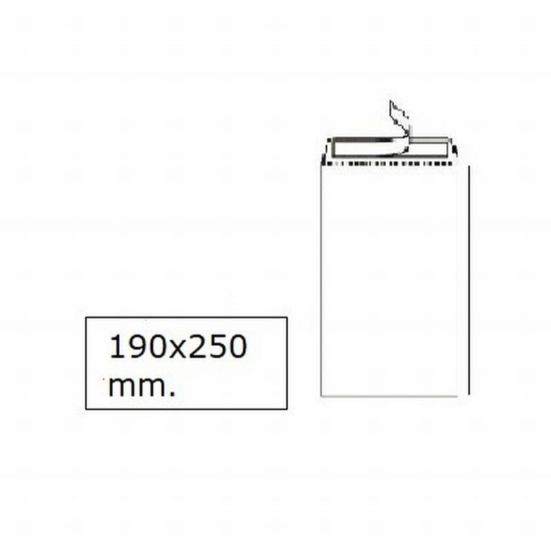 BOLSA SAM 230x290 BLANCA TIRA SILICONA (A-11) (148502) - BOL.ADH.BL.230*290 A11