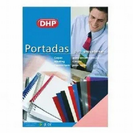 PORTADA ENCUADERNACION DHP POLIPROPILENO A4 0.45 MM ROSA PASTEL OPACO (22174) - CONTRAPORTADA PP.RS.0,5 A4