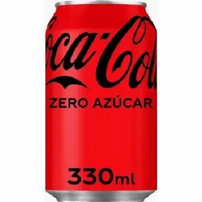 REFRESCO COCA-COLA ZERO SIN AZUCAR LATA 330 ML (2621) -...